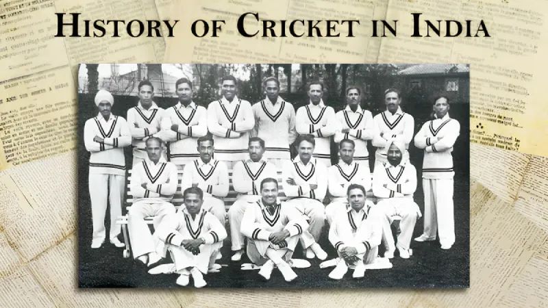 history of cricket in india