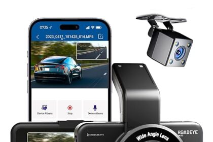 CrossBeats RoadEye 2.0 Dual Dash Camera for Car