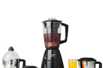 Prestige Iris Plus 750 W Mixer Grinder With 4 Jars